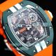 Swiss Clone Richard Mille RM029 Green Carbon Fiber Le Mans Orange Rubber Strap Watch (3)_th.jpg